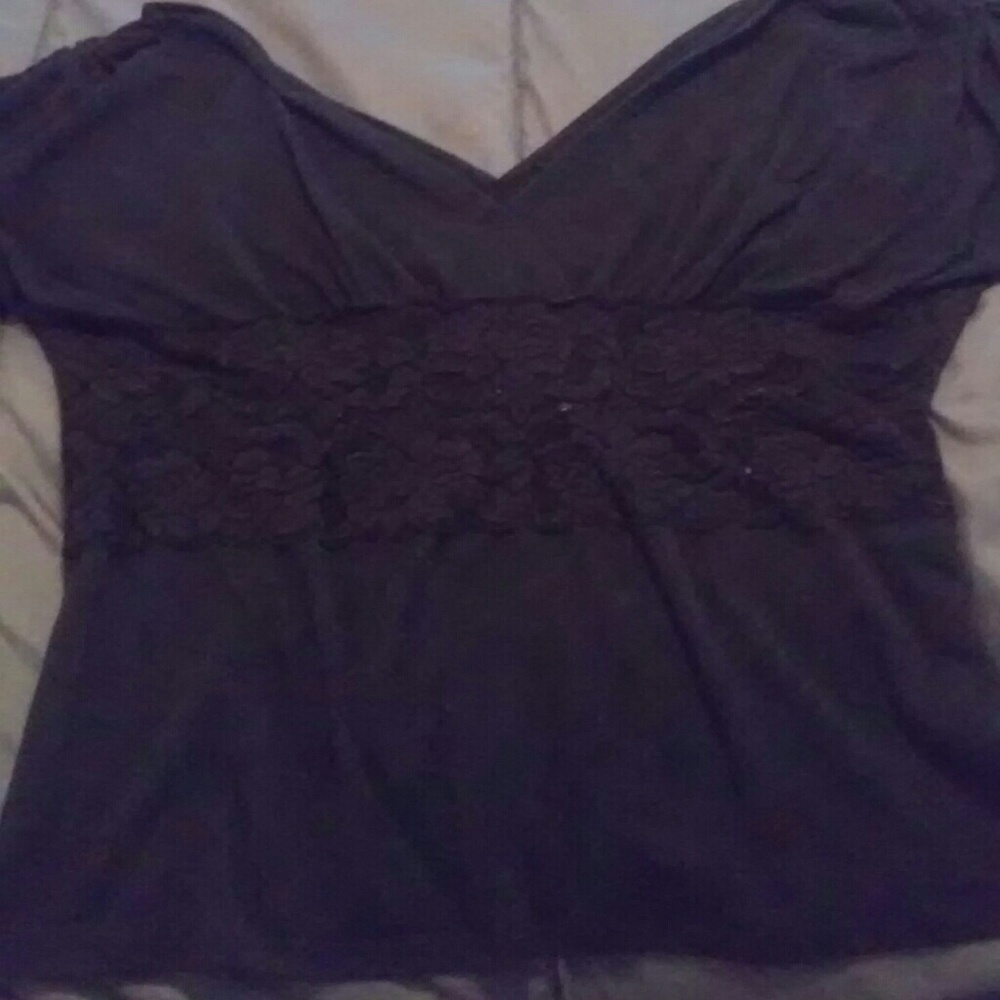 Black candy rain top